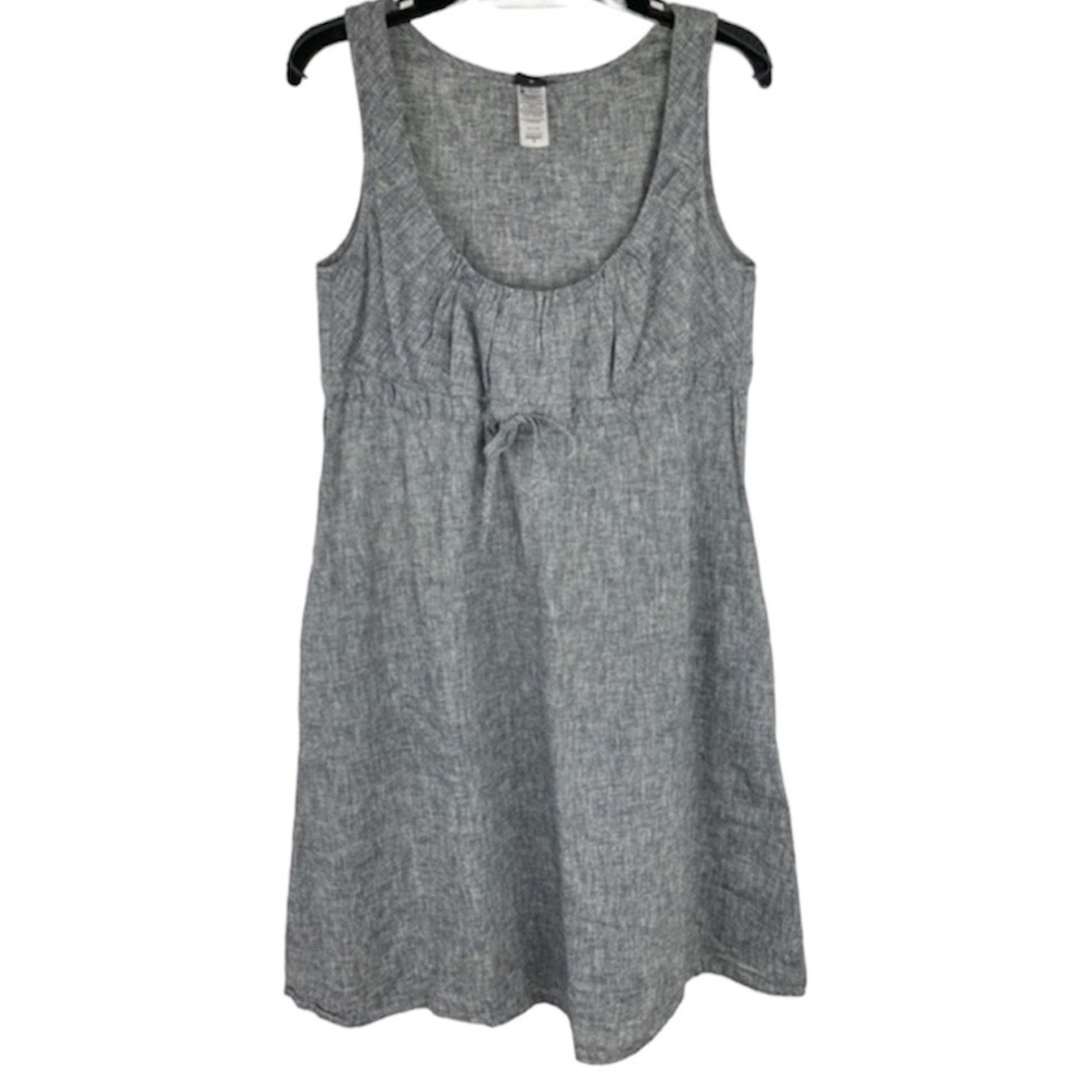 PATAGONIA Hemp Cotton Summer Dress Gray Women’s Size 6